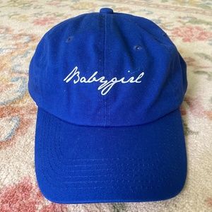 Babygirl Blue Baseball Cap